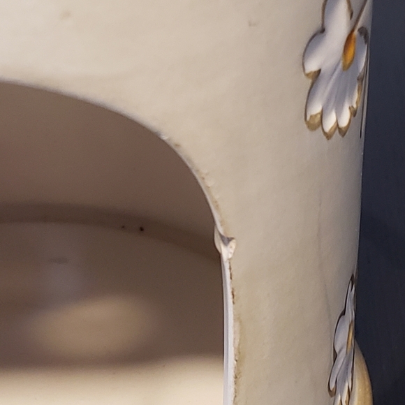 Exclusive Yankee Candle Tea Light Wax Warmer #1018661 Wild Flower - Picture 4 of 7